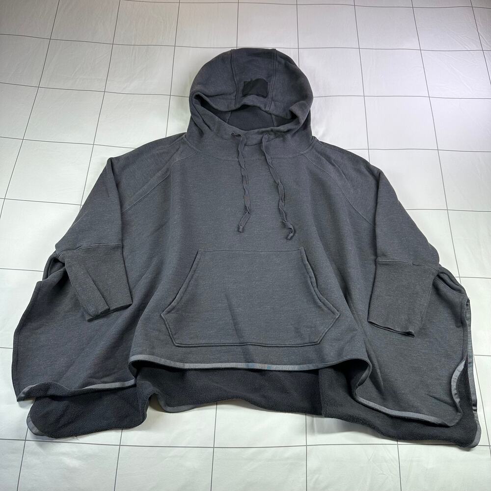 Cog the Big Smoke Sweatshirt One Size Gray Charcoal Hoodie Boxy Pullover Japan